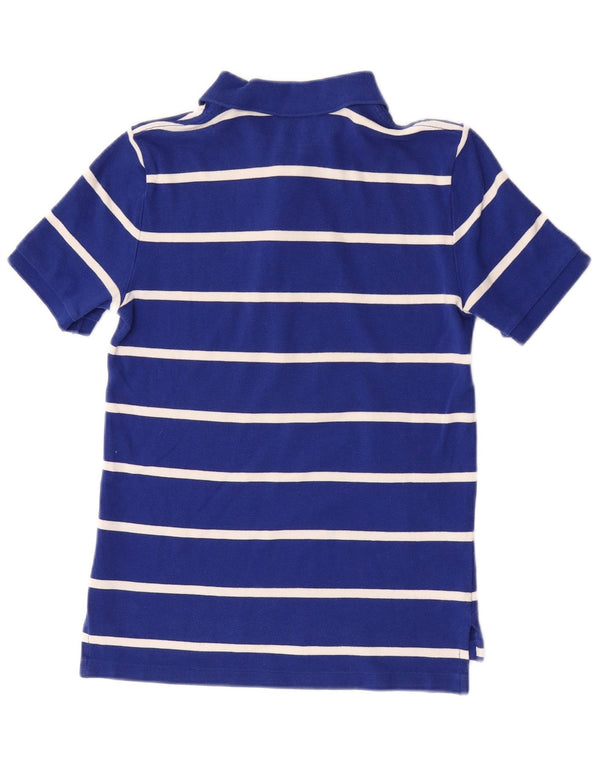 Polo Ralph Lauren Boys Polo Shirt 10-11 Years Blue Striped Cotton