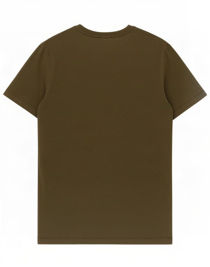 Jack & Jones Mens Graphic T-Shirt Top Small Khaki