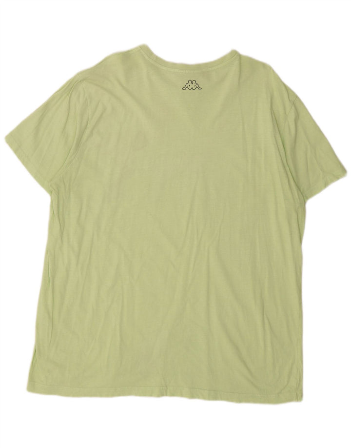 KAPPA Mens Graphic T-Shirt Top 2XL Green