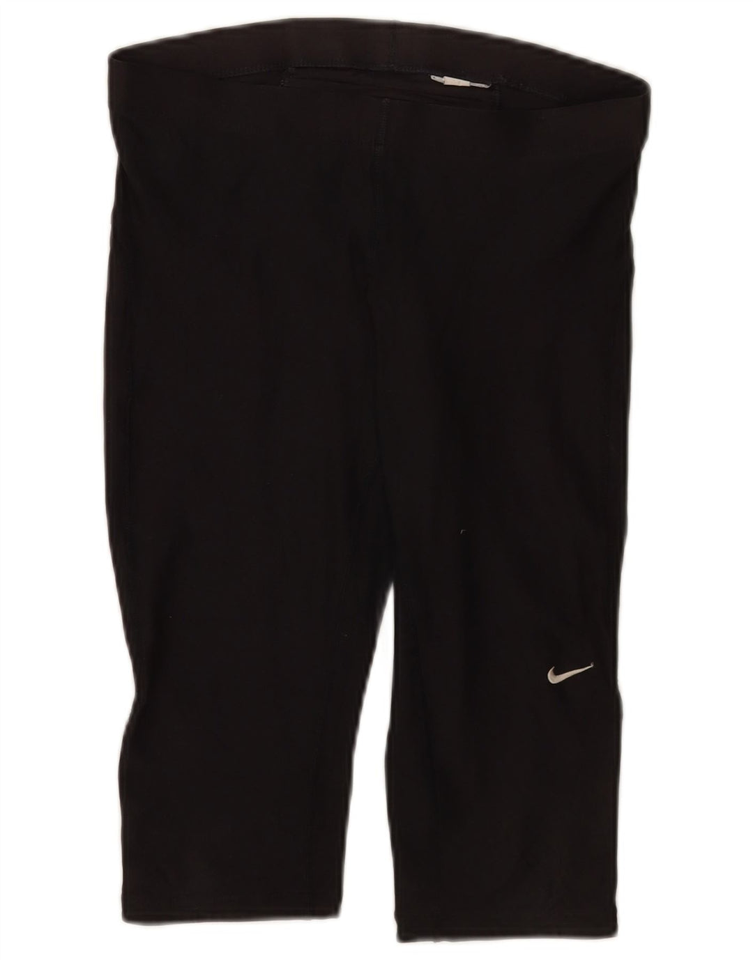 Nike Womens Capri Leggings UK 10-12 Medium Black Polyester