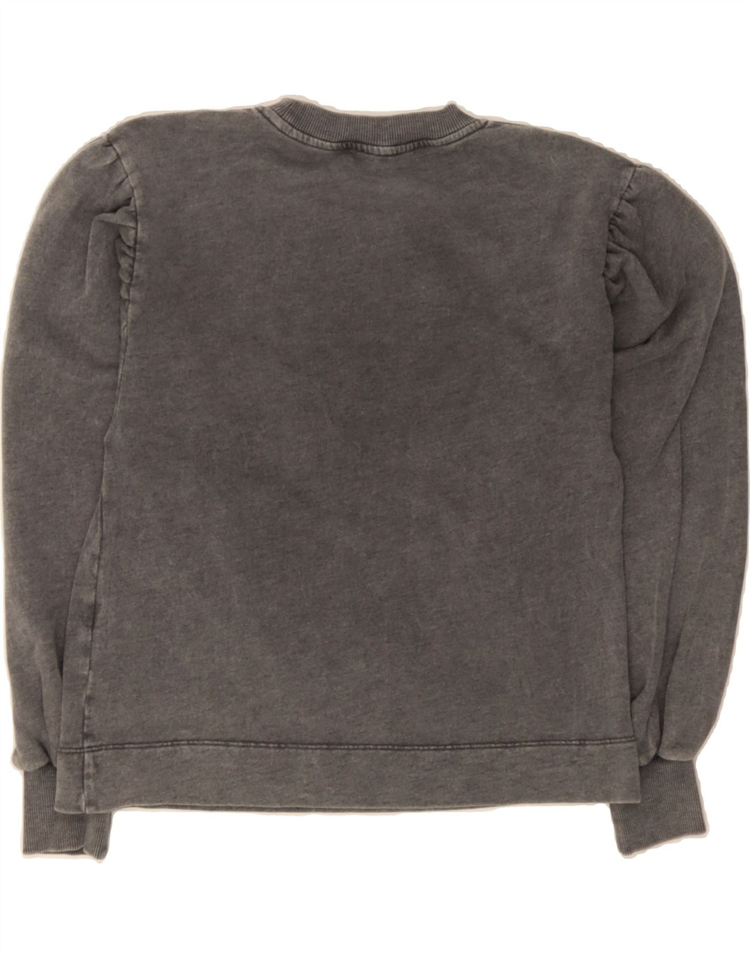 ZARA Womens Oversized Sweatshirt Jumper UK 10 Small Grey Cotton Vintage Zara and Second-Hand Zara from Messina Hembry 