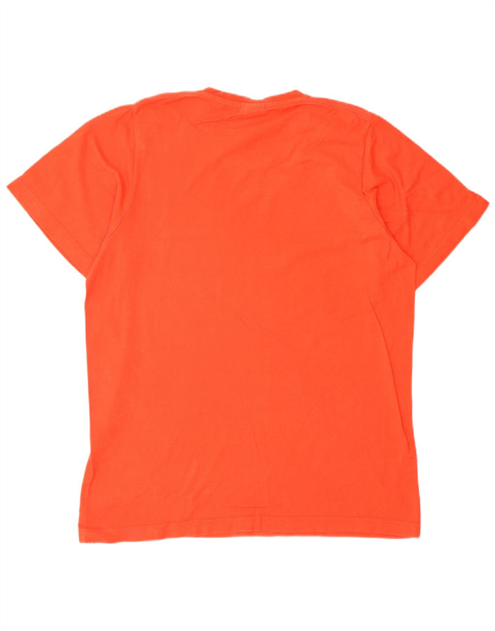 Adidas Mens Graphic T-Shirt Top Medium Red Cotton