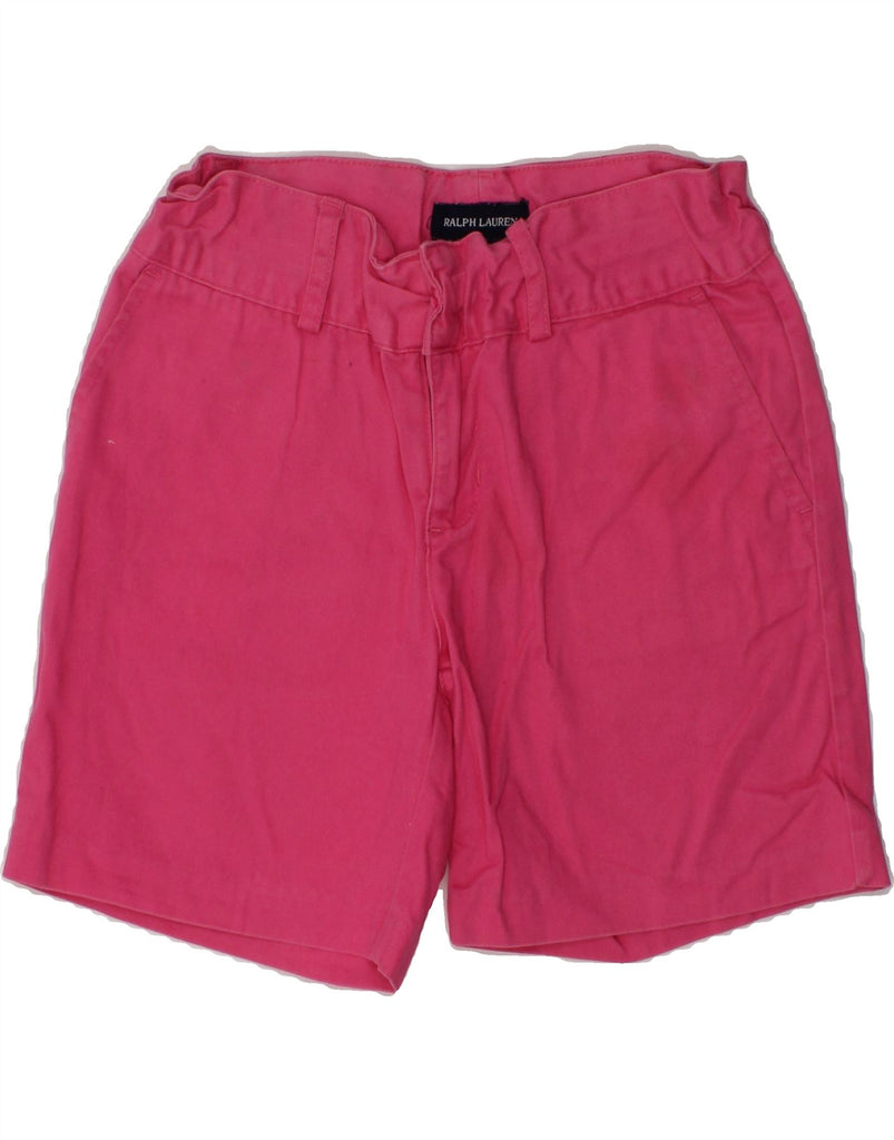 RALPH LAUREN Girls Chino Shorts 7-8 Years W24 Pink Cotton | Vintage Ralph Lauren | Thrift | Second-Hand Ralph Lauren | Used Clothing | Messina Hembry 