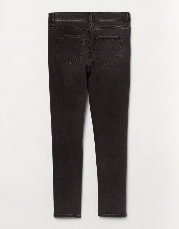 Marks & Spencer Womens Slim Jeans UK 10 Small W27 L29 Black Cotton