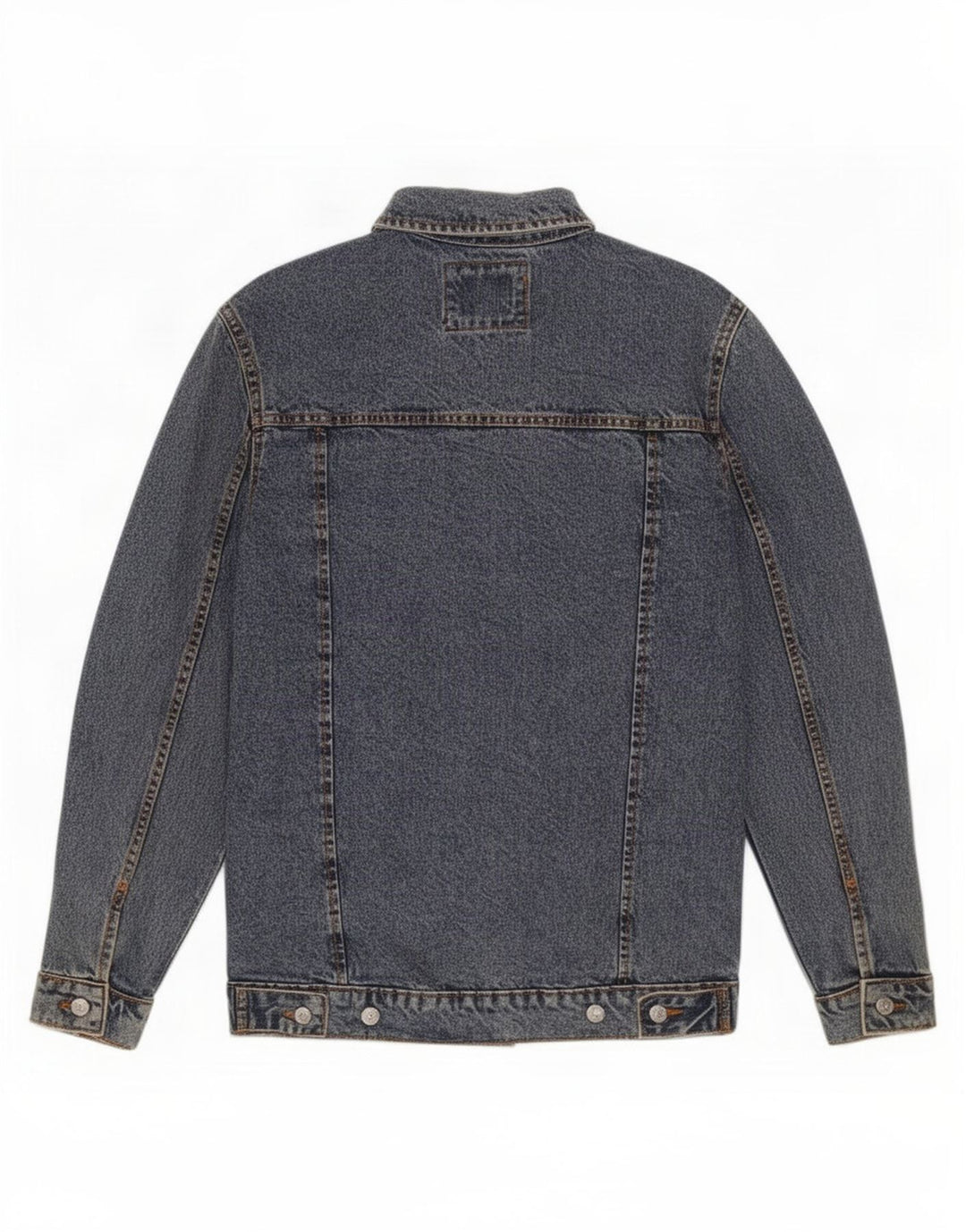 Zara Mens Denim Jacket UK 36 Small Blue Cotton