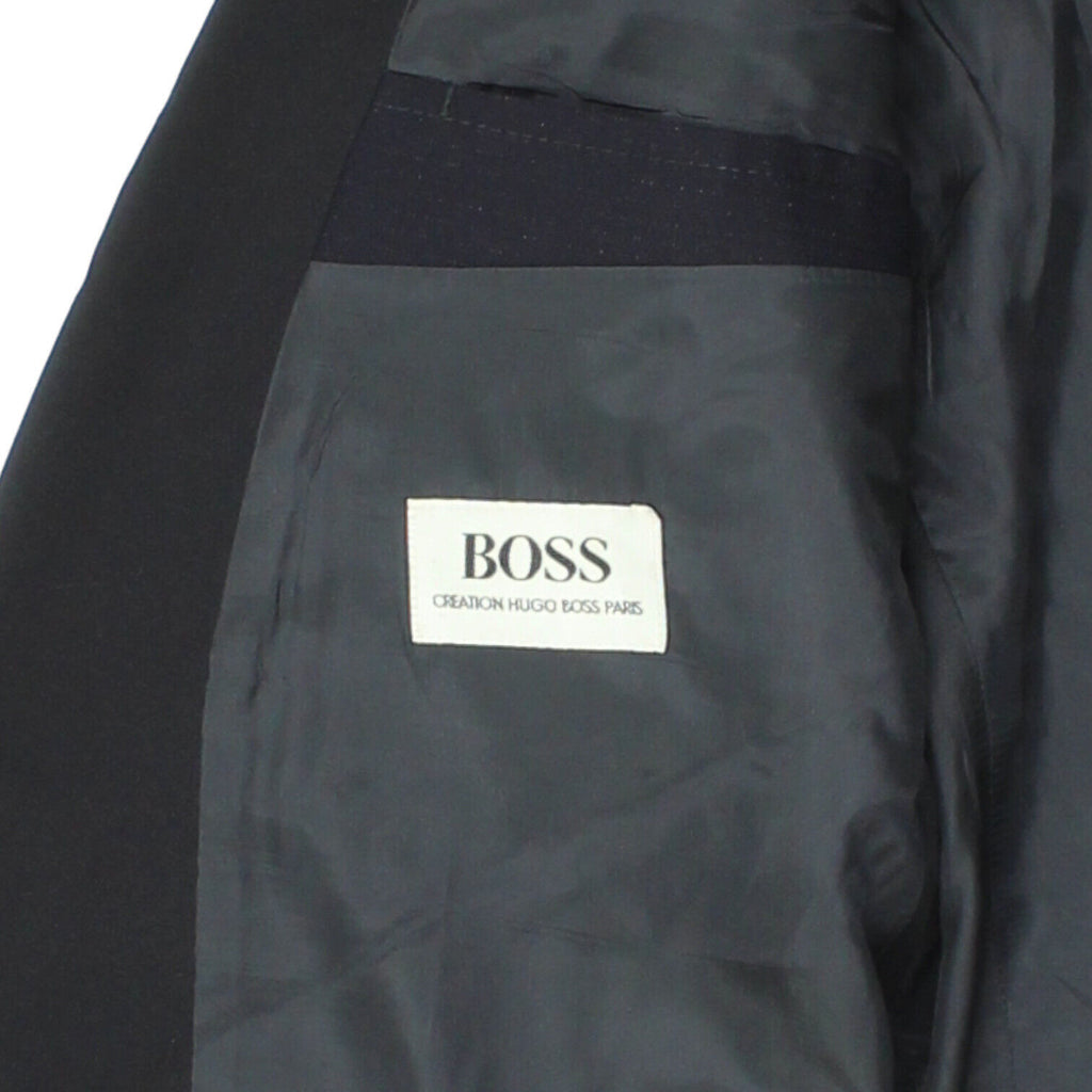 Hugo Boss Cerruti 1881 Mens Navy Double Breasted Blazer Jacket | Designer VTG | Vintage Messina Hembry | Thrift | Second-Hand Messina Hembry | Used Clothing | Messina Hembry 