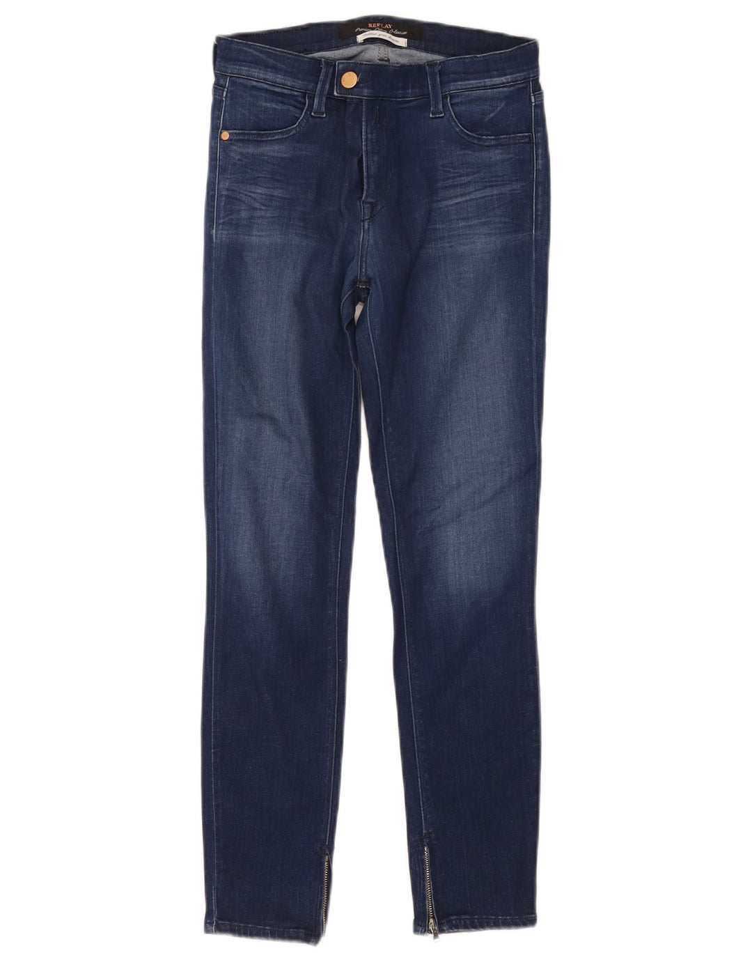 Replay Womens Skinny Jeans W25 L27 Blue Modal