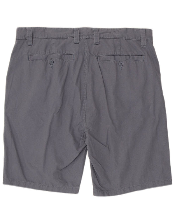 Mountain Warehouse Mens Chino Shorts W34 Large Blue Cotton