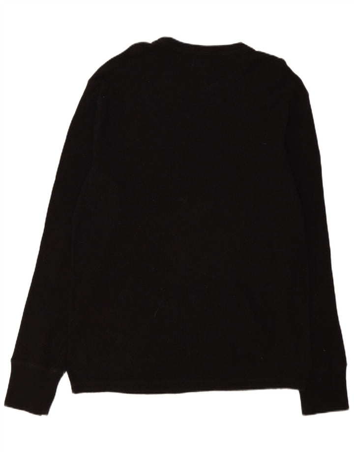 Mossimo Mens Crew Neck Jumper Sweater XL Black Cotton