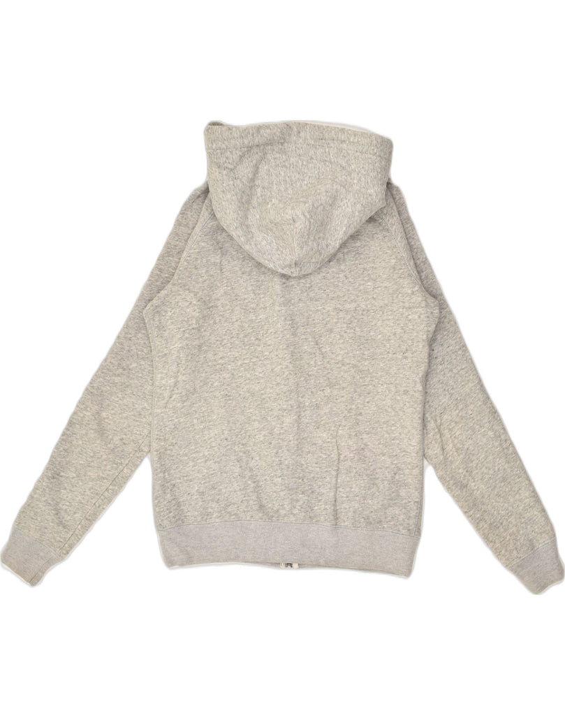 JACK WILLS Womens Zip Hoodie Sweater UK 8 Small Grey Cotton | Vintage Jack Wills | Thrift | Second-Hand Jack Wills | Used Clothing | Messina Hembry 