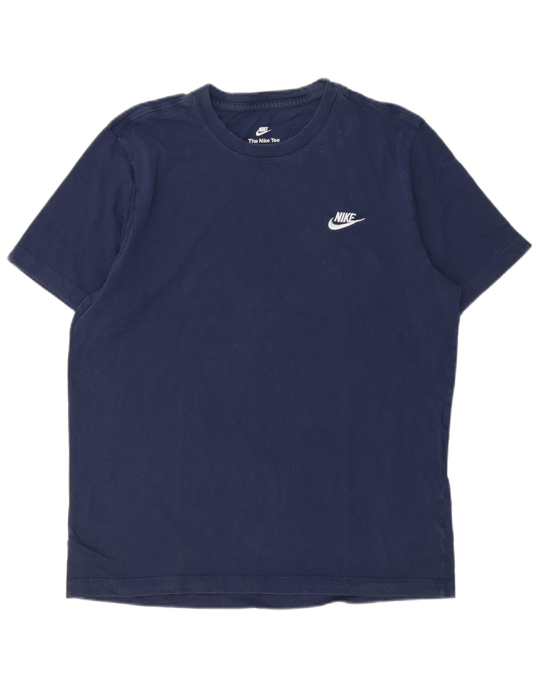 Nike Mens T-Shirt Top Large Navy Blue Cotton