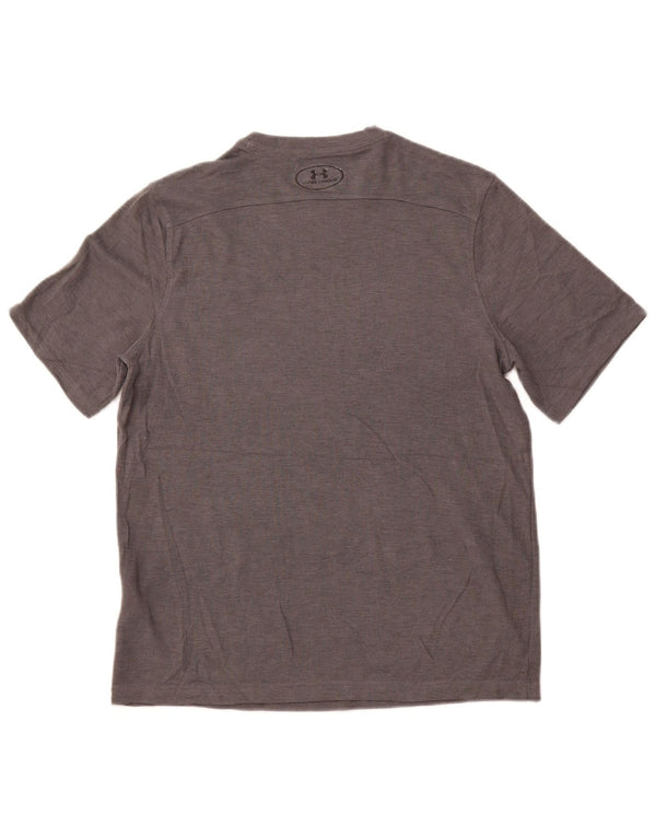 UNDER ARMOUR Mens Cold Gear T-Shirt Top Small Grey Polyester