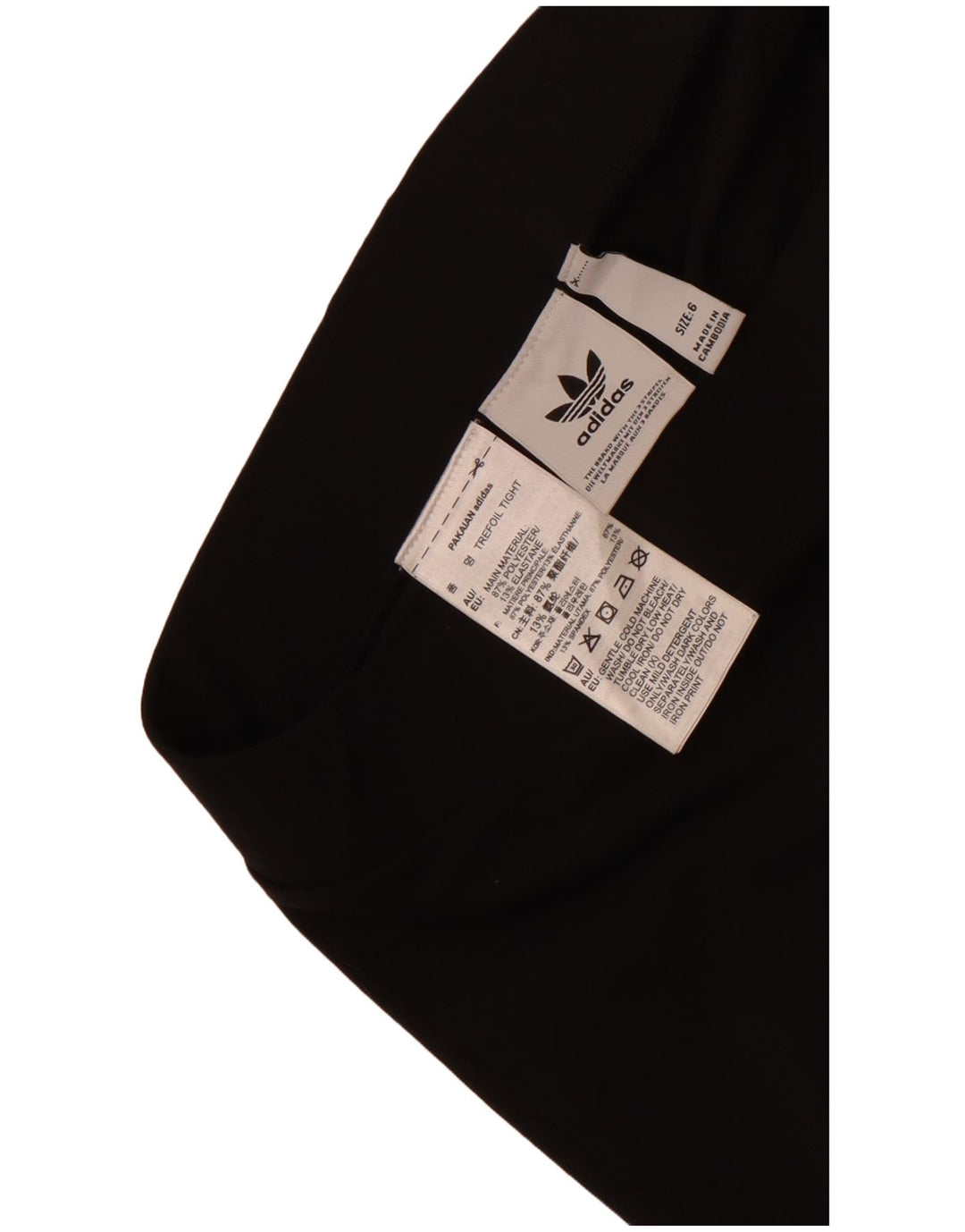 Adidas Womens Leggings UK 6 XS  Black Polyester