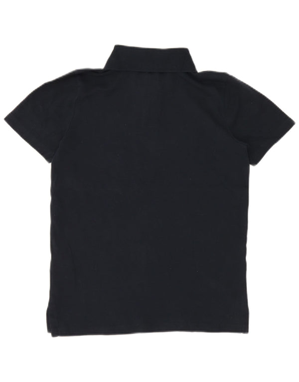 ABERCROMBIE & FITCH Boys Polo Shirt 13-14 Years Navy Blue Cotton