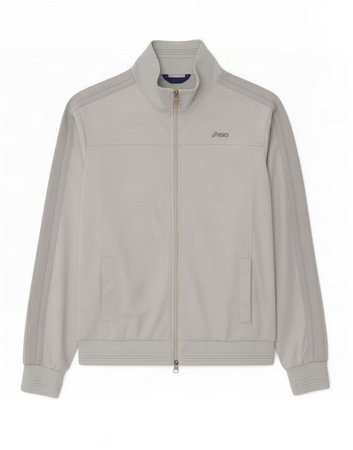 Asics Mens Tracksuit Top Jacket Large Grey