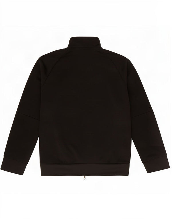 Adidas Boys Climalite Tracksuit Top Jacket 6-7 Years Black Polyester