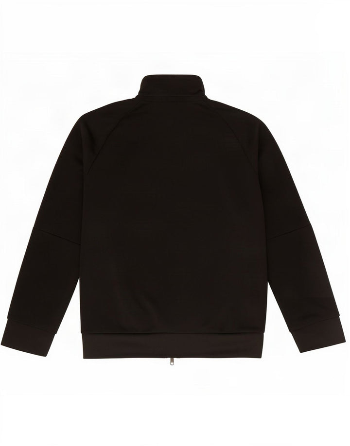 Adidas Boys Climalite Tracksuit Top Jacket 6-7 Years Black Polyester