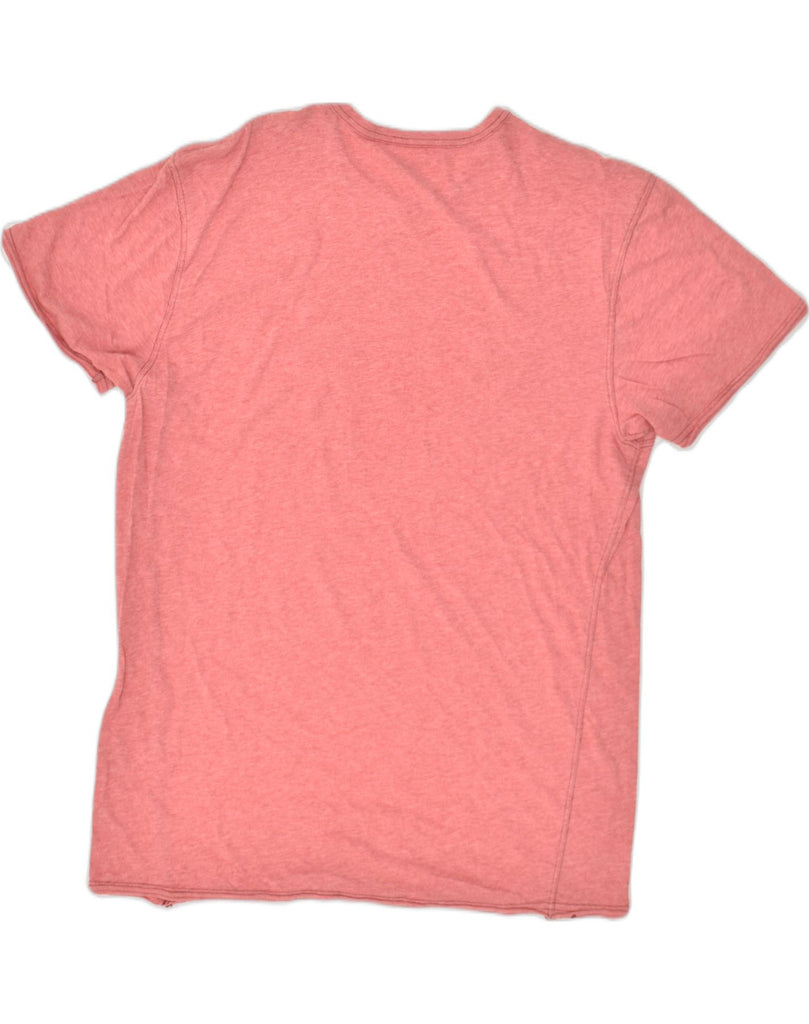 BANANA REPUBLIC Mens Slim T-Shirt Top Large Pink Cotton | Vintage Banana Republic | Thrift | Second-Hand Banana Republic | Used Clothing | Messina Hembry 