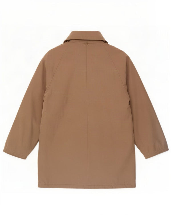 Jacques Vert Womens Oversized Overcoat UK 10 Small Beige Polyester