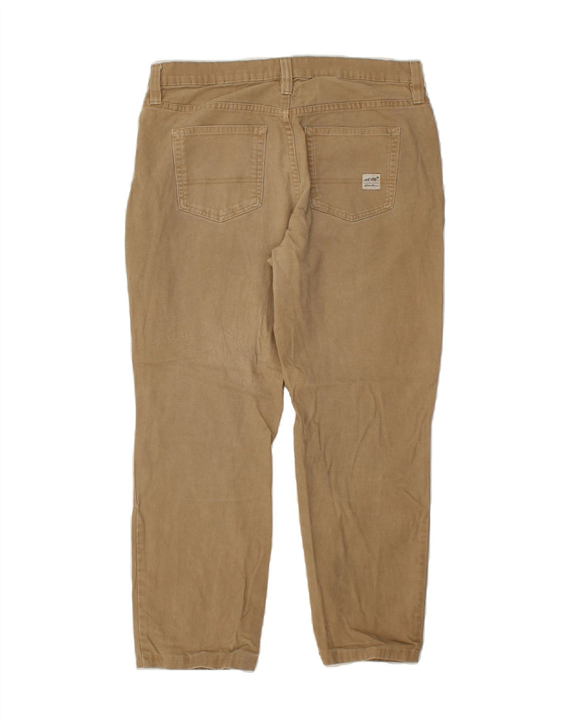 EDDIE BAUER Mens Straight Jeans W34 L27 Beige Cotton Vintage Eddie Bauer and Second-Hand Eddie Bauer from Messina Hembry 
