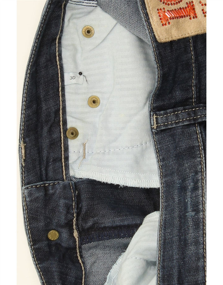 ICEBERG Womens Straight Jeans W30 L28 Blue Cotton Vintage Iceberg and Second-Hand Iceberg from Messina Hembry 