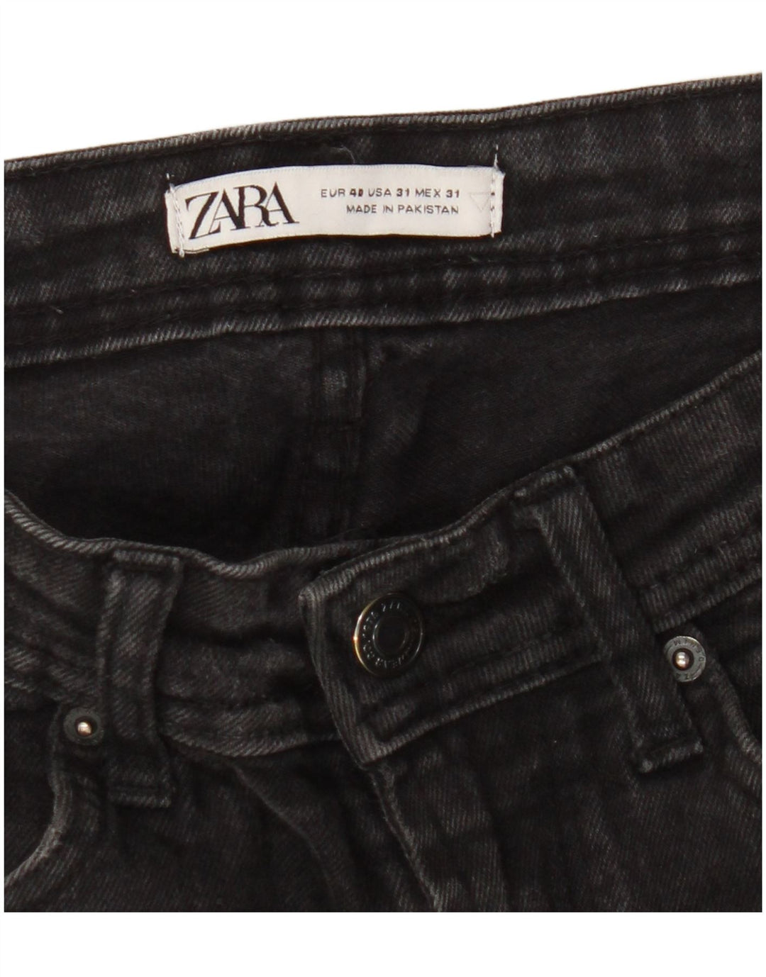 Zara Mens Skinny Jeans EU 40 Medium W31 L29 Black