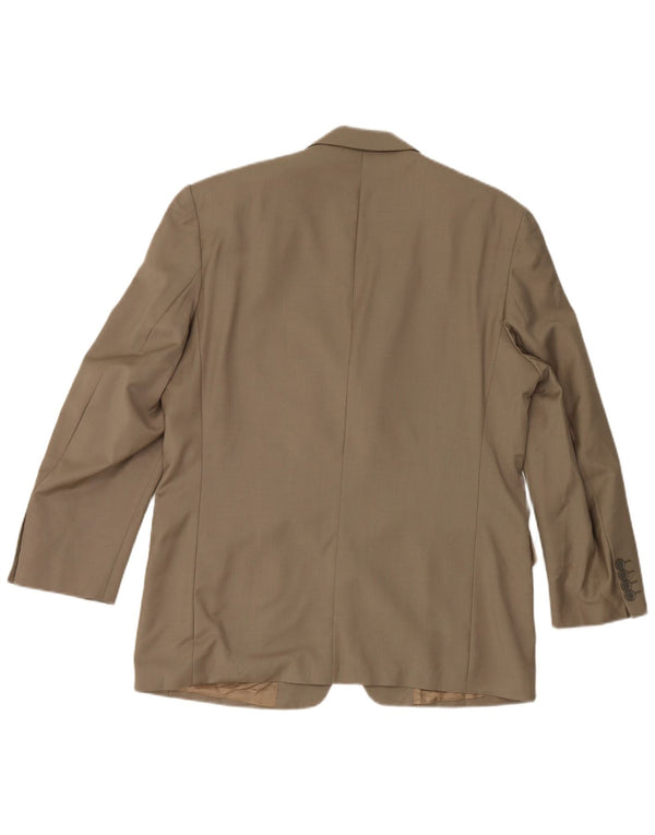 Pierre Cardin Mens 3 Button Blazer Jacket UK 40 Large Beige