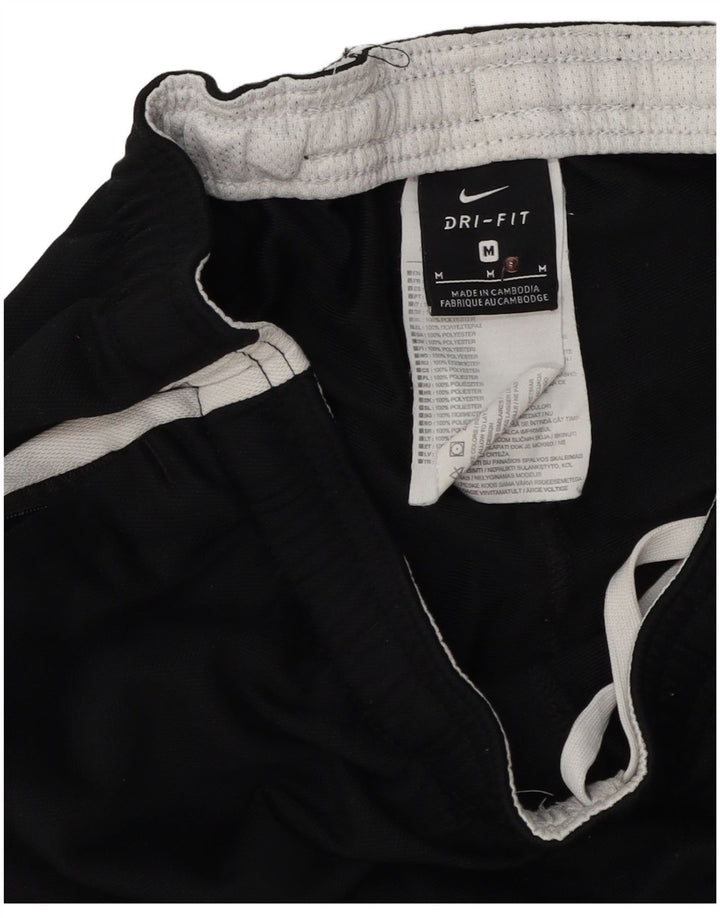 Nike Mens Tracksuit Trousers Medium Black Colourblock Polyester