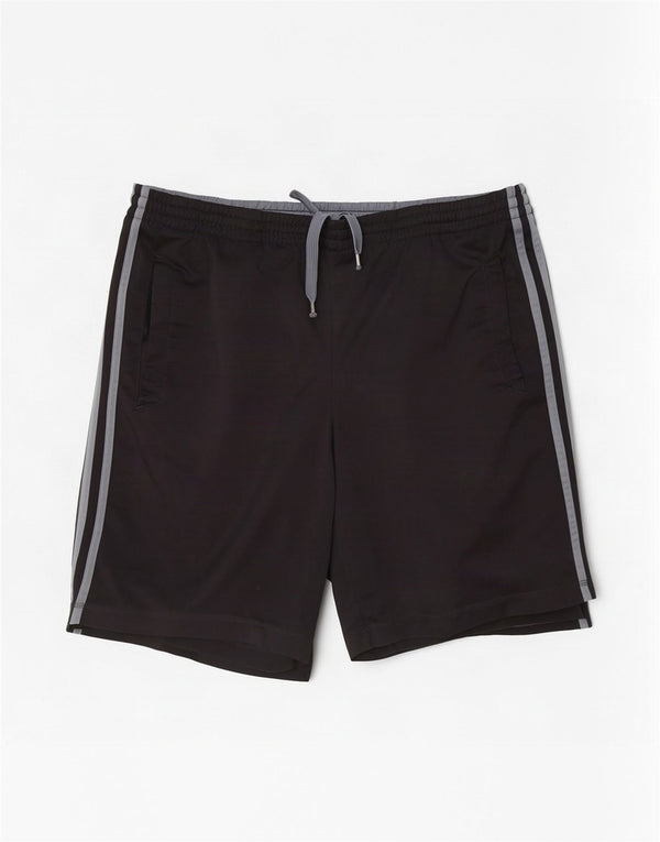 Adidas Mens Sport Shorts Large Black Colourblock Polyester