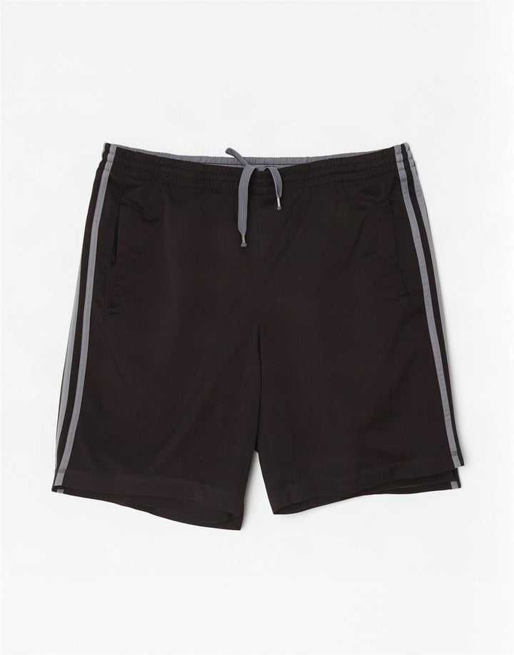 Adidas Mens Sport Shorts Large Black Colourblock Polyester
