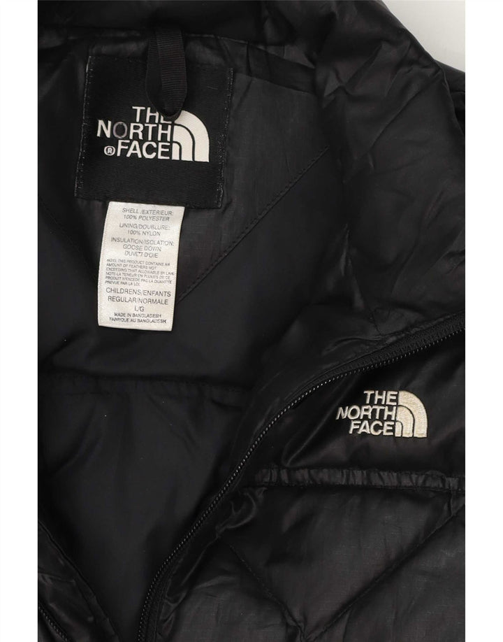 The North Face Girls Padded Jacket 11-12 Years Large Black Polyester