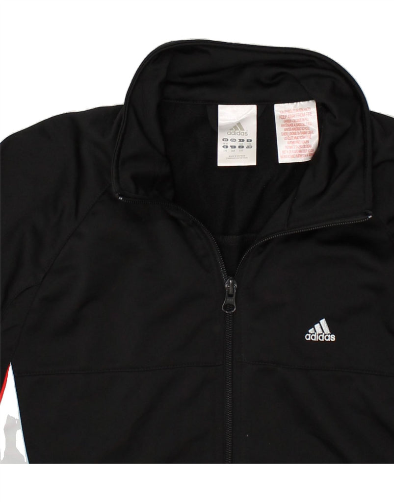 ADIDAS Mens Tracksuit Top Jacket UK 34/36 Small Black Colourblock | Vintage Adidas | Thrift | Second-Hand Adidas | Used Clothing | Messina Hembry 