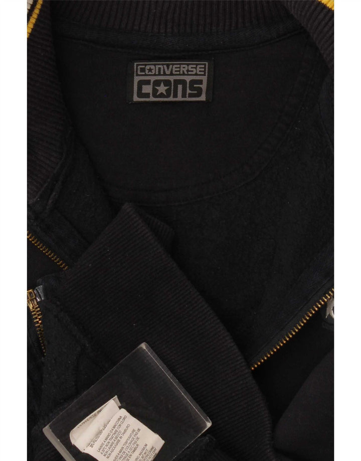 Converse Mens Tracksuit Top Jacket Small Navy Blue Cotton