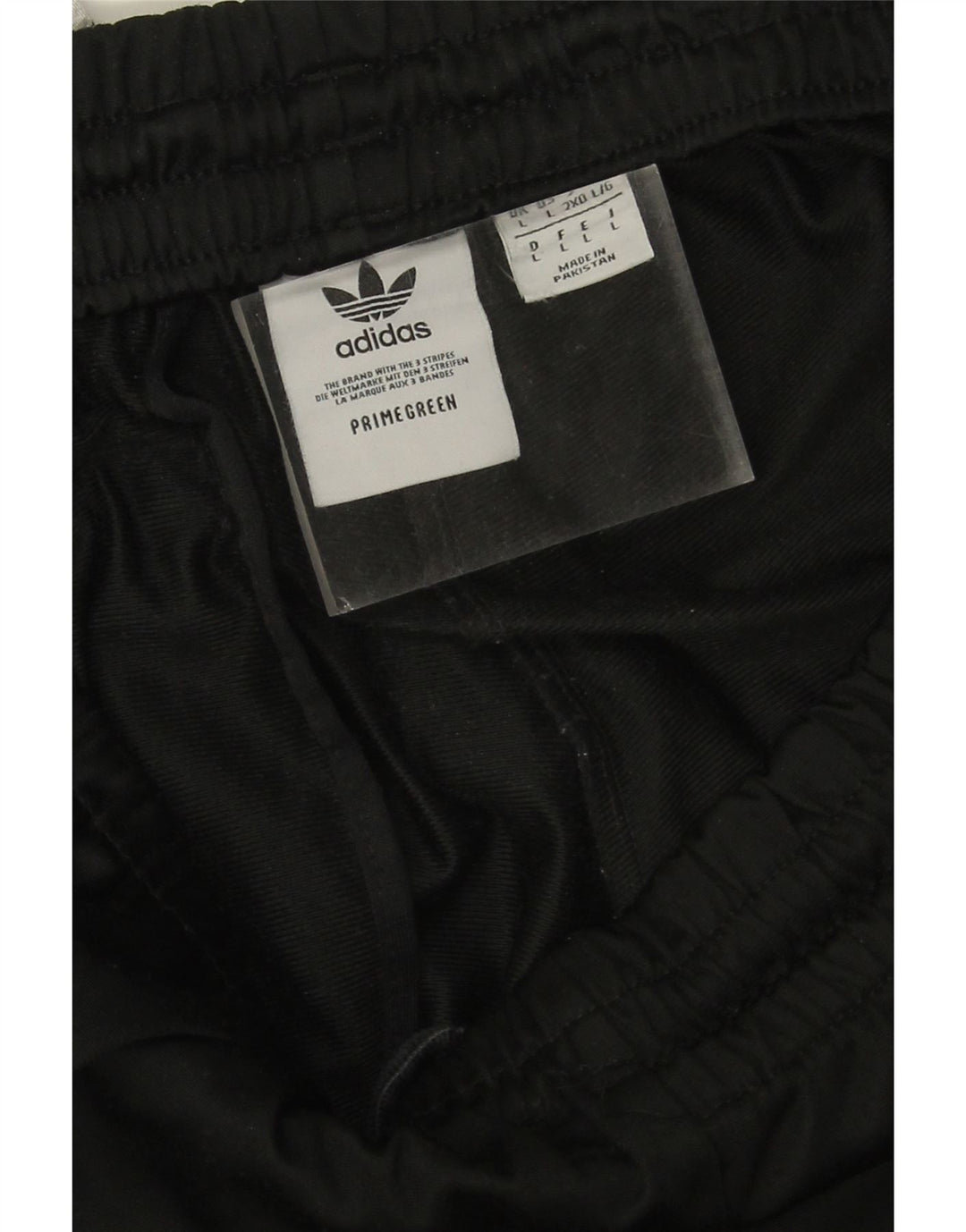 Adidas Mens Primegreen Tracksuit Trousers Large Black Polyester