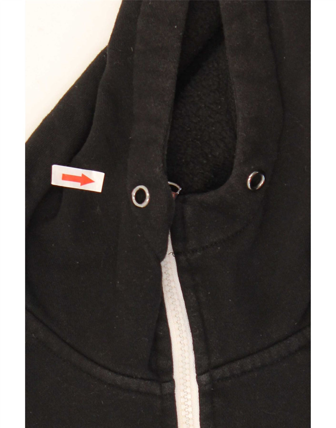 Michael Kors Mens Graphic Zip Hoodie Sweater Medium Black Cotton