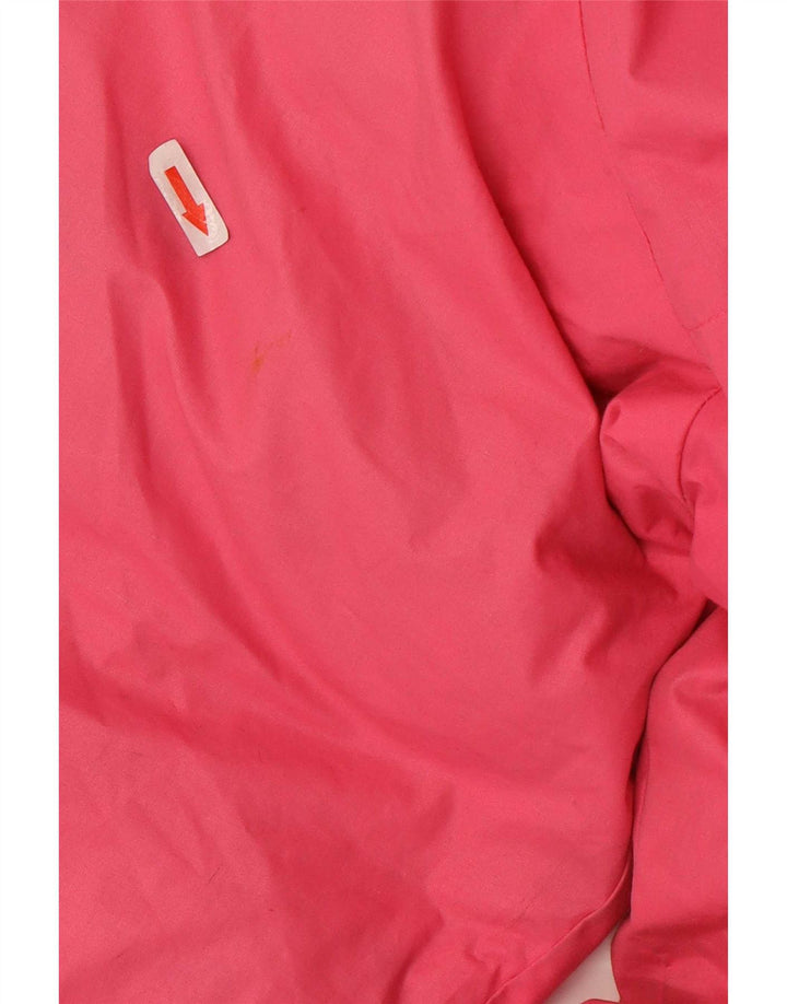 Vintage Mens Hooded Padded Coat UK 42 XL Pink Polyester