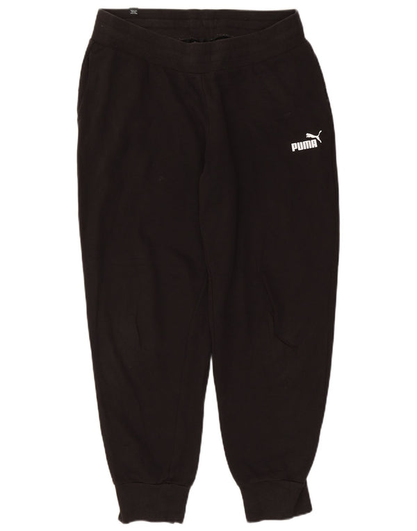 Puma Mens Tracksuit Trousers Joggers Medium  Black Cotton