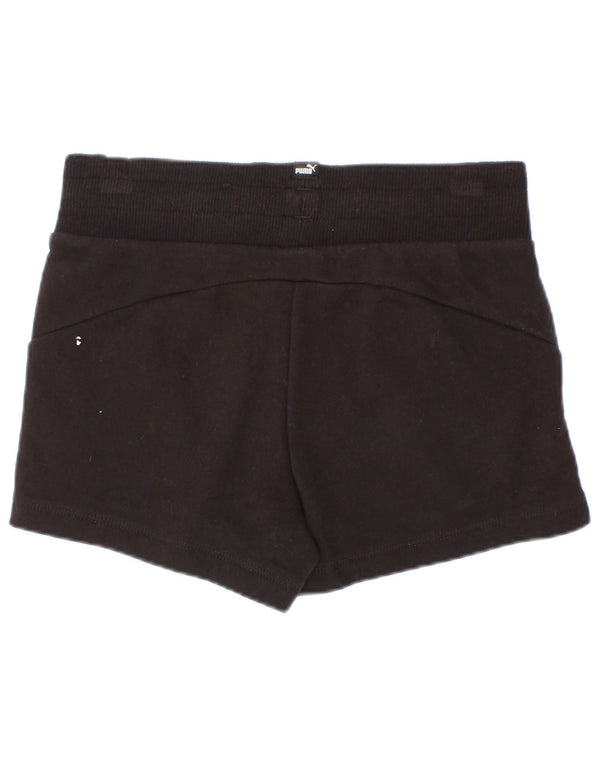 Puma Girls Graphic Sport Shorts 9-10 Years Black