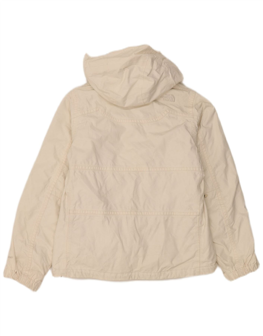 The North Face Womens Hooded Ski Jacket UK 10 Small White Polyester