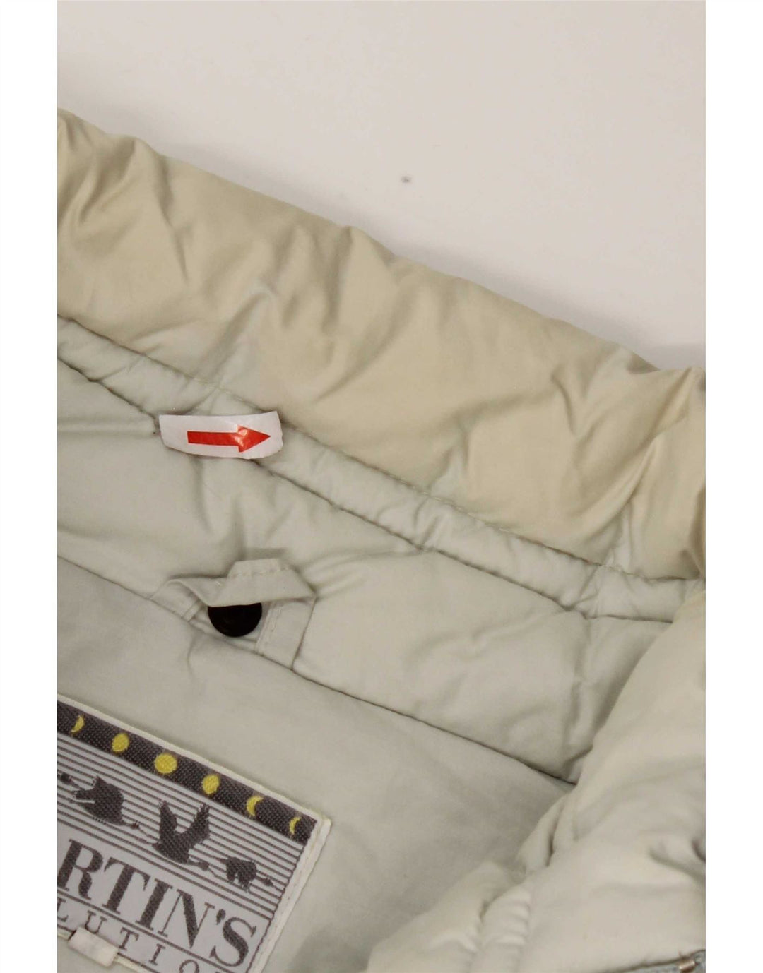 Martin's Mens Padded Jacket UK 42 XL White Cotton