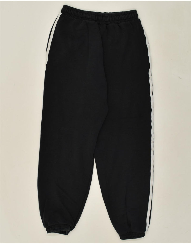 ADIDAS Womens Tracksuit Trousers Joggers UK 8 Small Black Cotton | Vintage Adidas | Thrift | Second-Hand Adidas | Used Clothing | Messina Hembry 