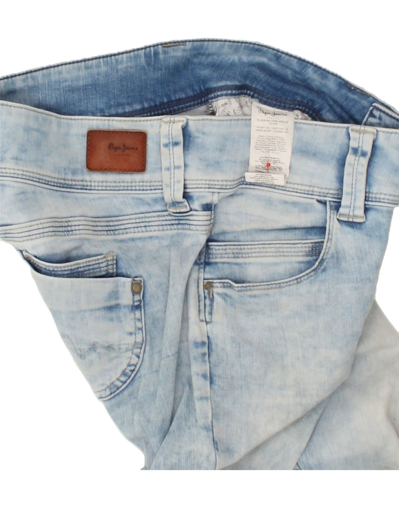 PEPE JEANS Womens Slim Jeans W29 L32  Blue Polyester Vintage PEPE Jeans and Second-Hand PEPE Jeans from Messina Hembry 