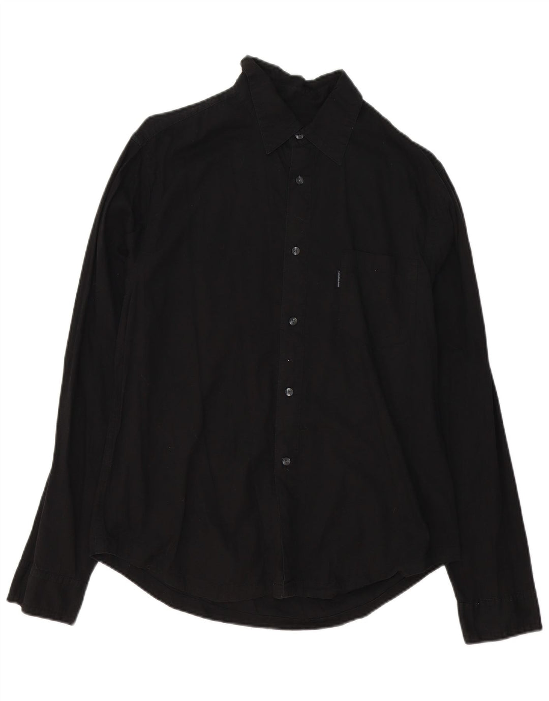 Calvin Klein Jeans Mens Shirt XL Black Cotton