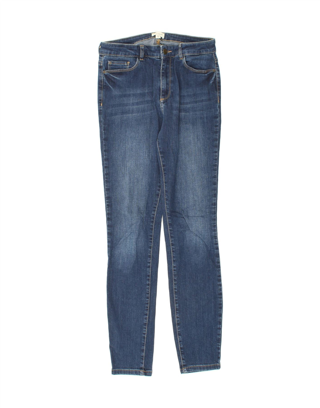 WHITE STUFF Womens Skinny Jeans UK10 Small W30 L30 Blue Cotton Vintage White Stuff and Second-Hand White Stuff from Messina Hembry 