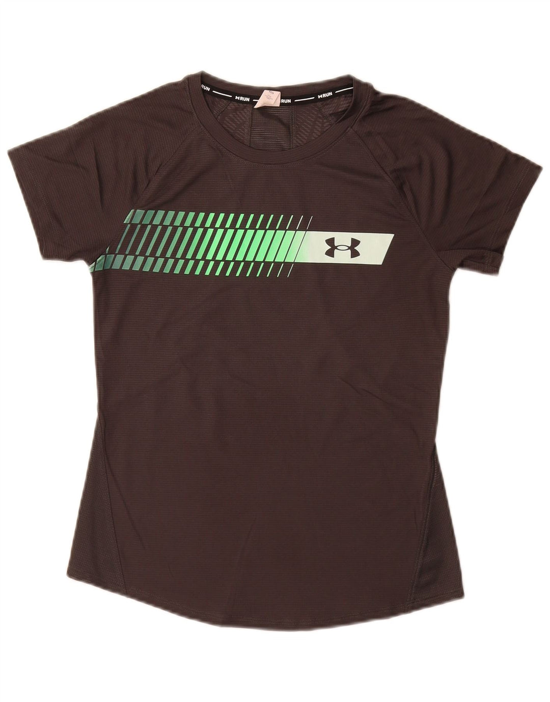 UNDER ARMOUR Womens Graphic T-Shirt Top UK 6 XS Grey