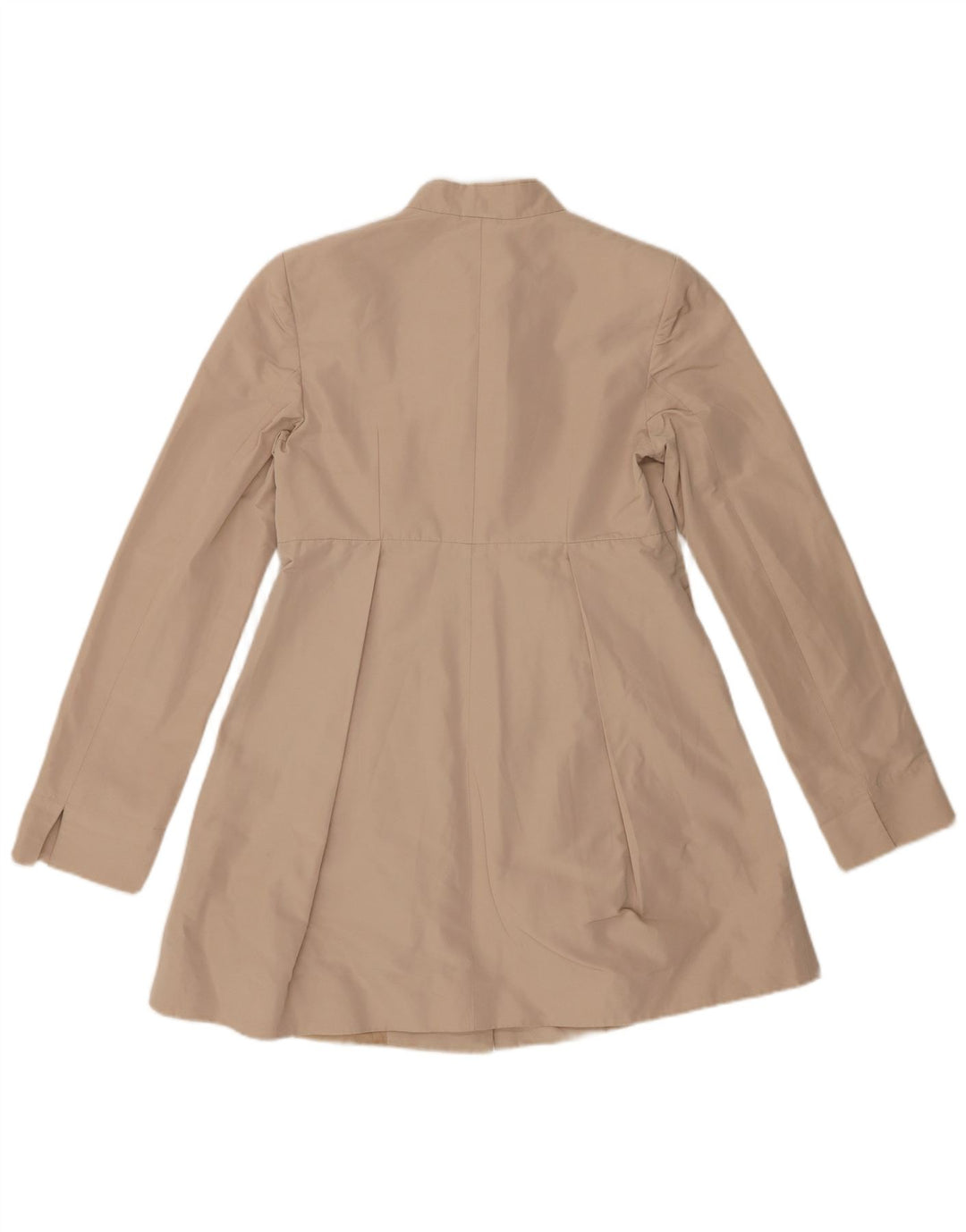 Pinko Womens Longline Blazer Jacket UK 14 Large Beige Polyester