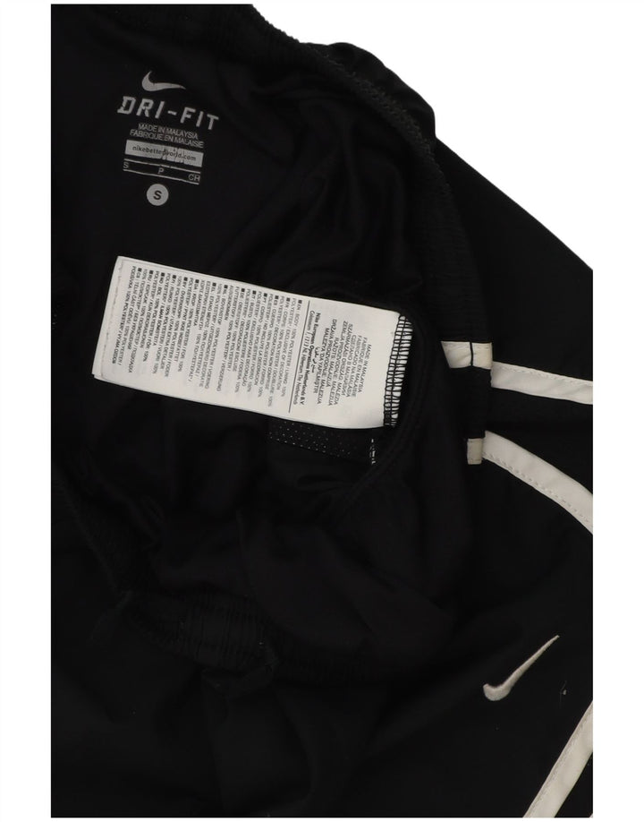 Nike Womens Dri Fit Sport Shorts UK 8 Small Black Polyester