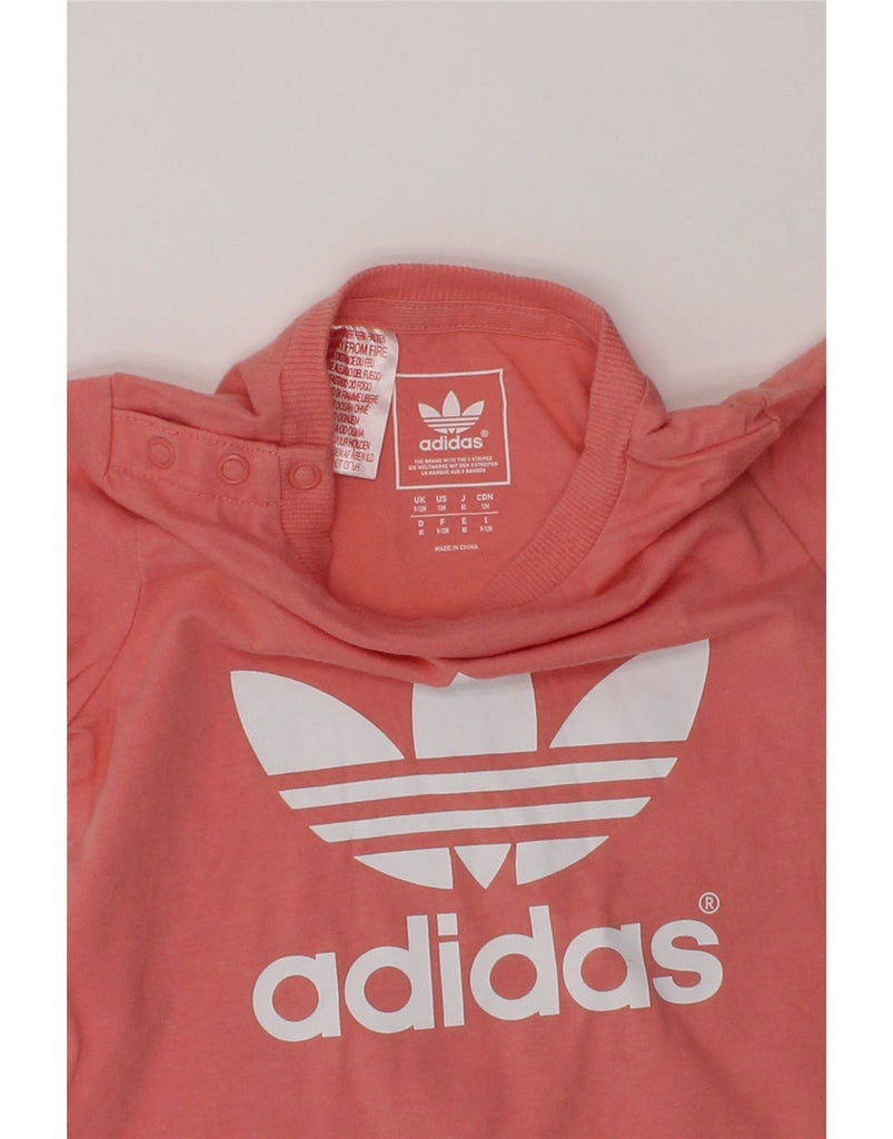 ADIDAS Baby Girls Graphic T-Shirt Top 9-12 Months Pink | Vintage Adidas | Thrift | Second-Hand Adidas | Used Clothing | Messina Hembry 