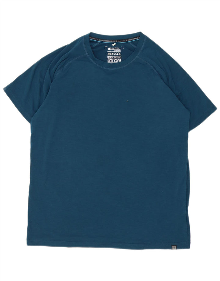 Mountain Warehouse Mens T-Shirt Top Small Blue Polyester