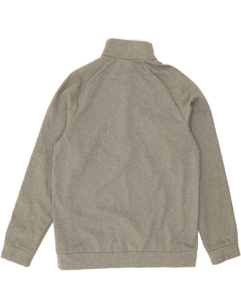 NIKE Mens Dri Fit Zip Neck Sweatshirt Jumper Medium Grey Polyester Vintage Nike and Second-Hand Nike from Messina Hembry 